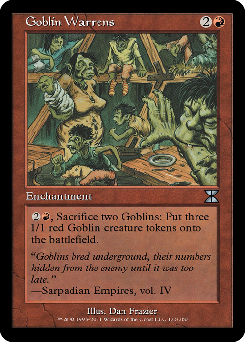 Goblin Warrens (ME4-123) - Masters Edition IV