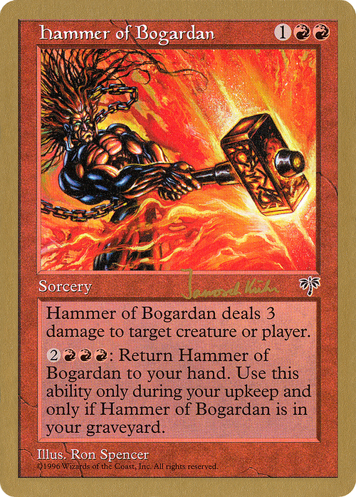 Hammer of Bogardan - 1997 Janosch Kuhn (MIR) (WCD-) - World Championship Decks 1997