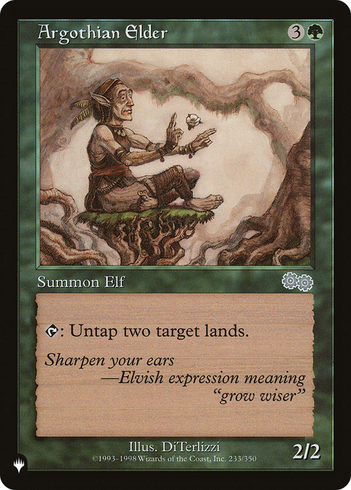 Argothian Elder (LIST-USG-233) - The List