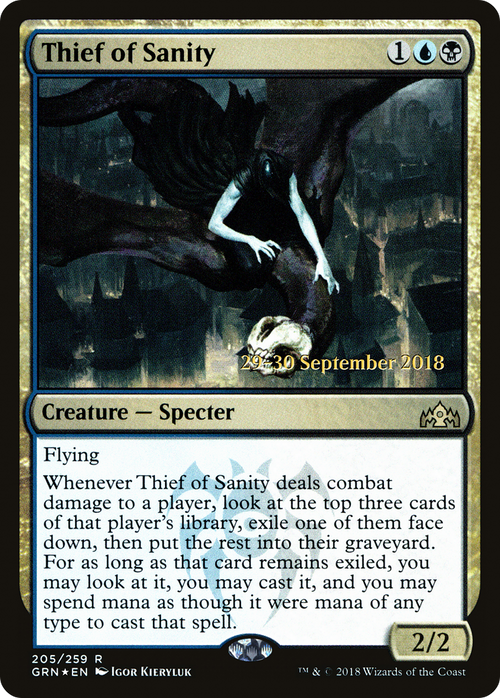 Thief of Sanity (PRE-205S) - Guilds of Ravnica Promos Foil
