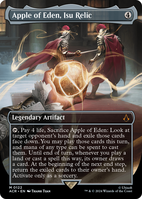 Apple of Eden, Isu Relic (Borderless) (ACR-122) - Assassin's Creed