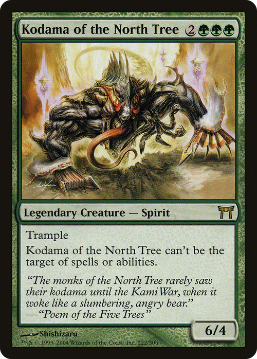 Kodama of the North Tree (CHK-222) - Champions of Kamigawa Foil