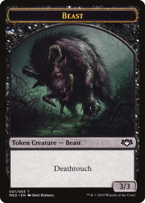 Beast (TMED-0W1) - Mythic Edition Tokens