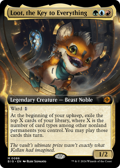 Loot, the Key to Everything (Extended Art) (BIG-086) - The Big Score: (Extended Art)