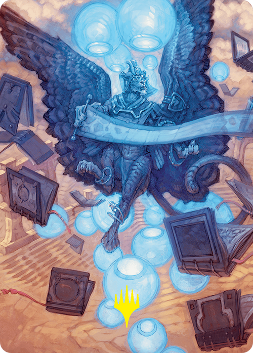 Sphinx of Forgotten Lore // Sphinx of Forgotten Lore (AFDN-033) - Foundations Art Series (Borderless)
