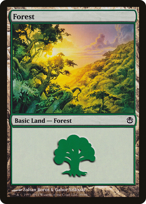 Forest (39) (DDH-039) - Duel Decks: Ajani vs. Nicol Bolas