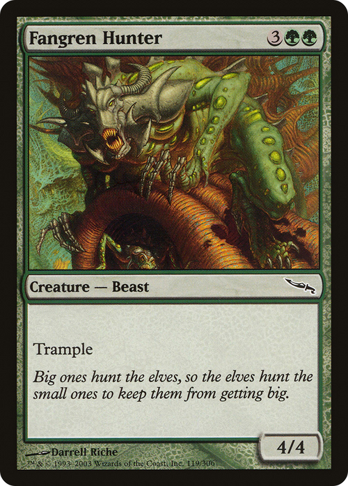Fangren Hunter (MRD-119) - Mirrodin Foil