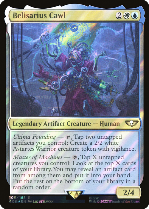 Belisarius Cawl (Surge Foil) (40K-106) - Warhammer 40,000 Commander Foil