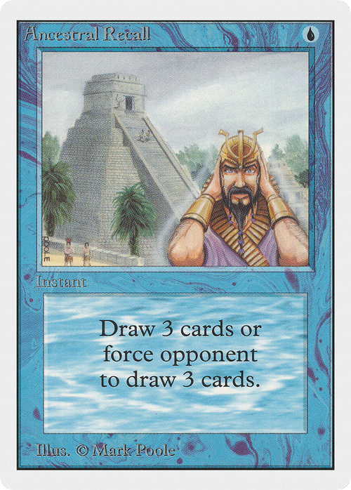 Ancestral Recall (2ED-) - Unlimited Edition