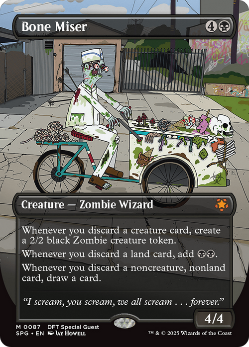 Bone Miser (Borderless) (SPG-087) - Special Guests Foil