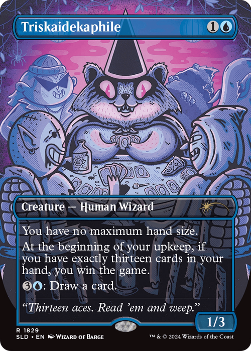 Triskaidekaphile (Rainbow Foil) (SLD-1829) - Secret Lair Drop (Borderless) Foil