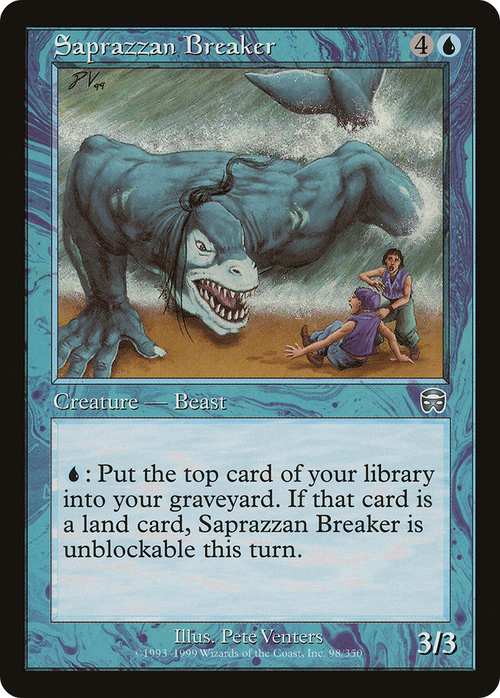 Saprazzan Breaker (MMQ-098) - Mercadian Masques Foil