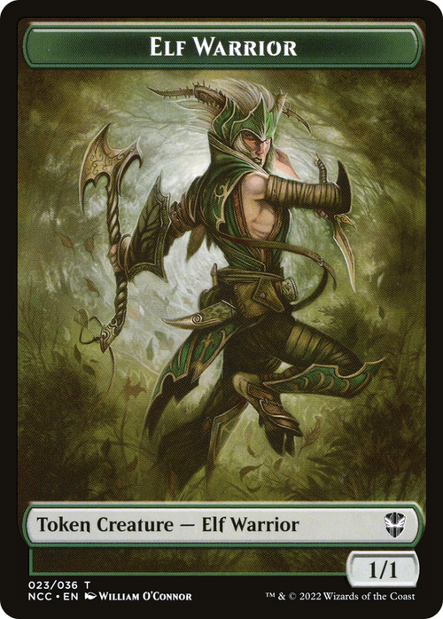 Elf Warrior (TNCC-023) - New Capenna Commander Tokens