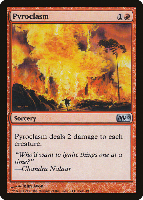 Pyroclasm (M10-152) - Magic 2010 Foil