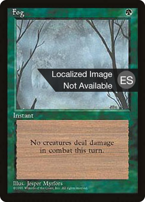 Fog (4BB-) - Fourth Edition Foreign Black Border