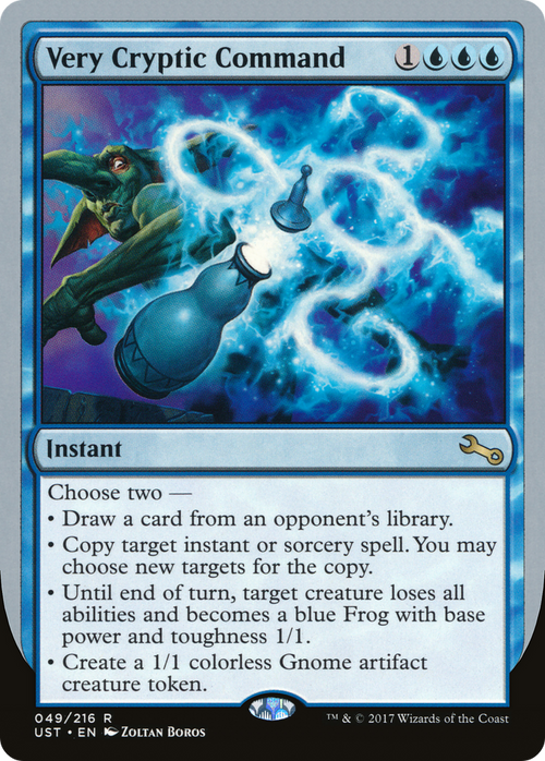 Very Cryptic Command (C) (UST-49C) - Unstable