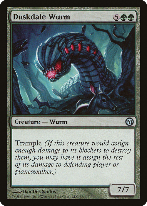 Duskdale Wurm (DPA-058) - Duels of the Planeswalkers