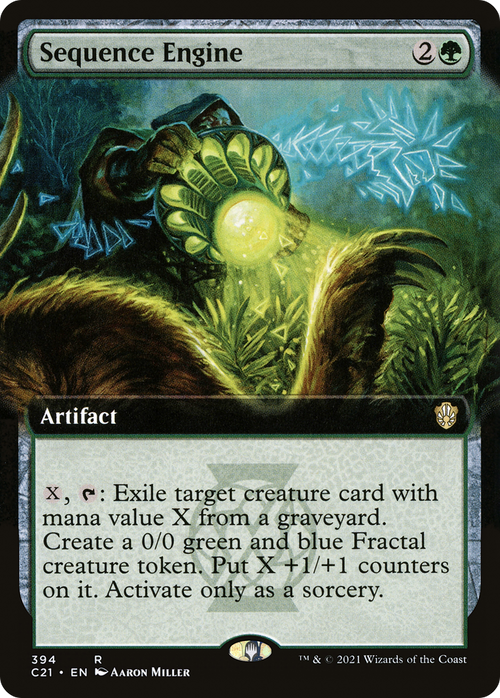 Sequence Engine (Extended Art) (C21-394) - Commander 2021: (Extended Art)