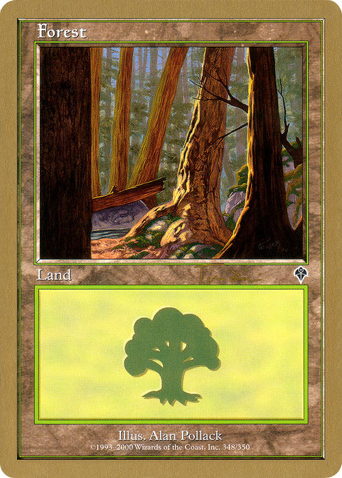Forest (348) - 2001 Jan Tomcani (INV) (WCD-) - World Championship Decks 2001