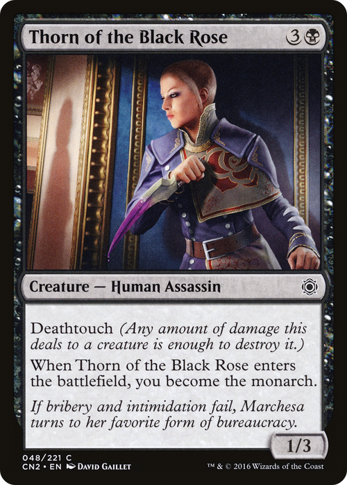 Thorn of the Black Rose (CN2-048) - Conspiracy: Take the Crown