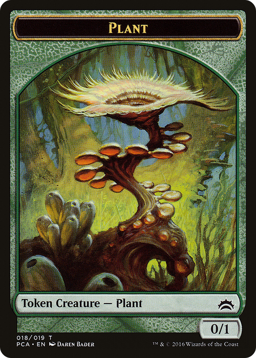 Plant // Ooze Double-sided Token (PCA-018) - Planechase Anthology Tokens