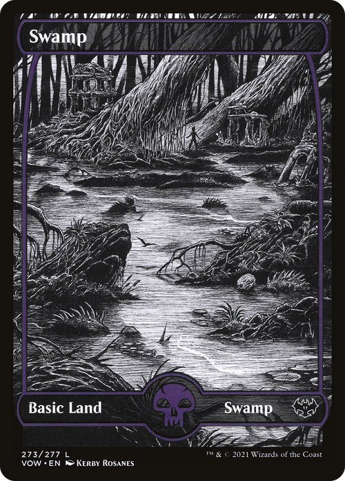 Swamp (273) (VOW-273) - Innistrad: Crimson Vow: (Showcase)