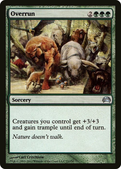 Overrun (PC2-072) - Planechase 2012 Foil