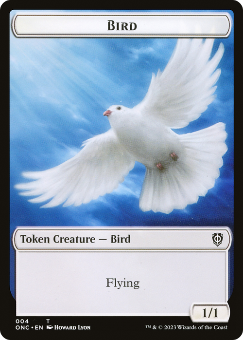 Bird (TONC-004) - Phyrexia: All Will Be One Commander Tokens