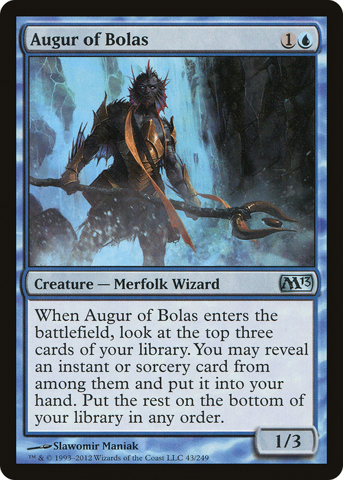 Augur of Bolas (M13-043) - Magic 2013