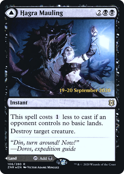Hagra Mauling (PRE-106S) - Zendikar Rising Promos Foil