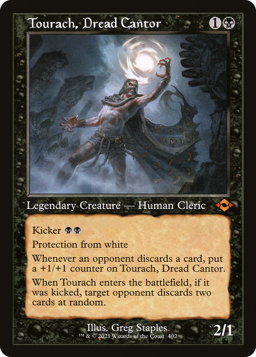 Tourach, Dread Cantor (Retro Frame) (MH2-402) - Modern Horizons 2 Etched Foil