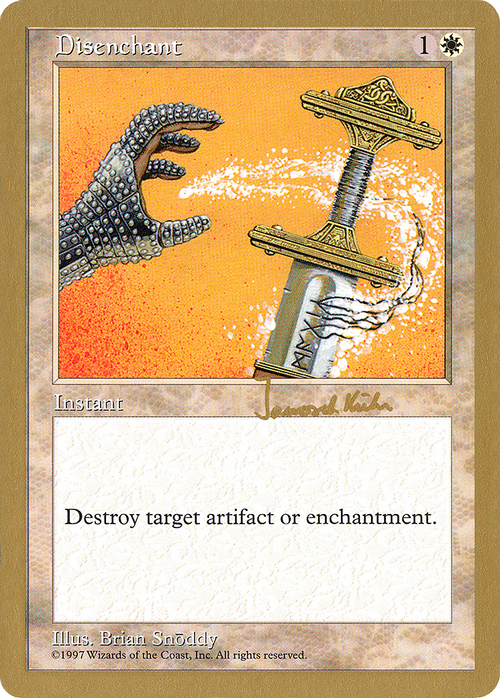 Disenchant - 1997 Janosch Kuhn (5ED) (WCD-) - World Championship Decks 1997
