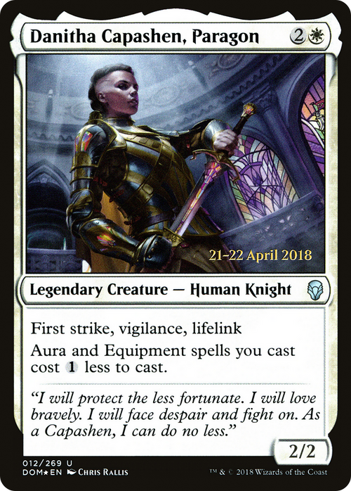 Danitha Capashen, Paragon (PRE-12S) - Dominaria Promos Foil