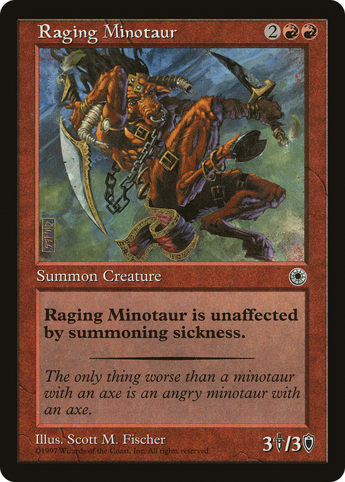 Raging Minotaur (POR-) - Portal
