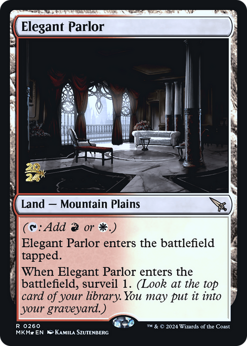 Elegant Parlor (PRE-260) - Murders at Karlov Manor Promos Foil