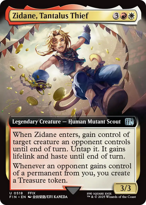 Zidane, Tantalus Thief (Extended Art) (FIN-518) - FINAL FANTASY: (Extended Art)