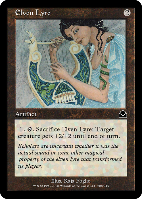 Elven Lyre (ME2-208) - Masters Edition II Foil