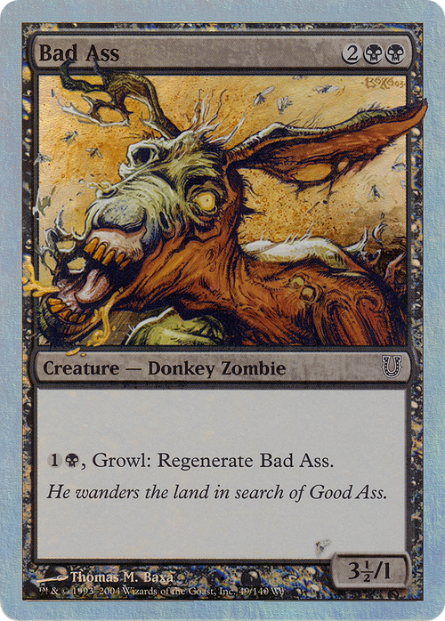 Bad Ass (Alternate Foil) (UNH-49★) - Unhinged Foil