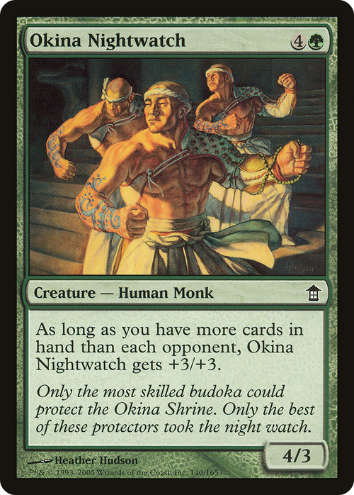 Okina Nightwatch (SOK-140) - Saviors of Kamigawa