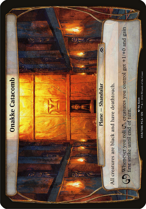 Onakke Catacomb (Planechase Anthology) (OVER-058) - Planechase Anthology Planes