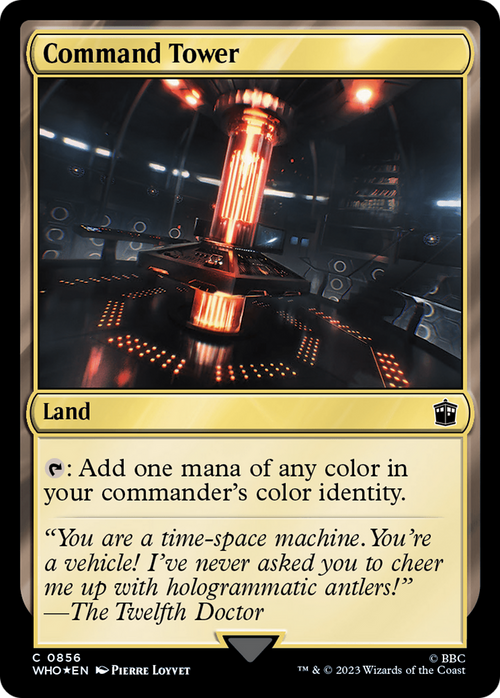Command Tower (0856) (Surge Foil) (WHO-856) - Doctor Who Foil