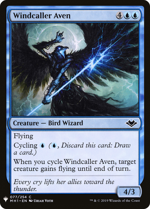 Windcaller Aven (LIST-MH1-77) - The List