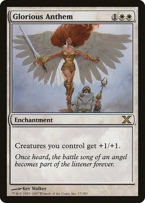 Glorious Anthem (10E-017) - Tenth Edition Foil