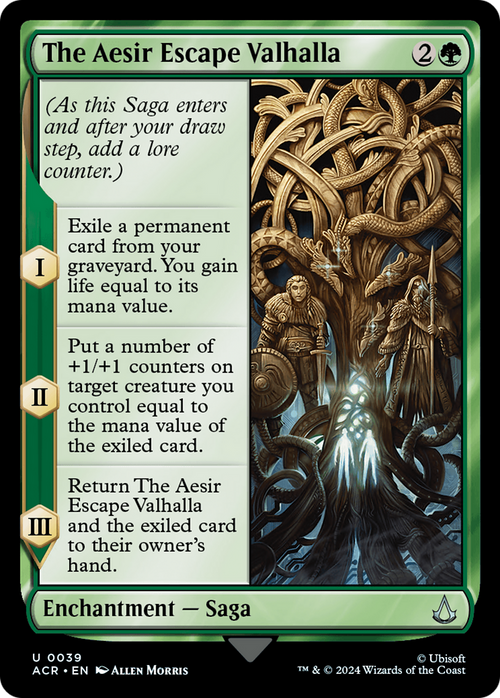 The Aesir Escape Valhalla (ACR-039) - Assassin's Creed Foil