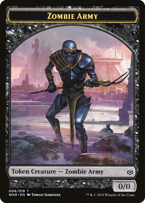 Zombie Army Token (008) (WAR-008) - War of the Spark Tokens