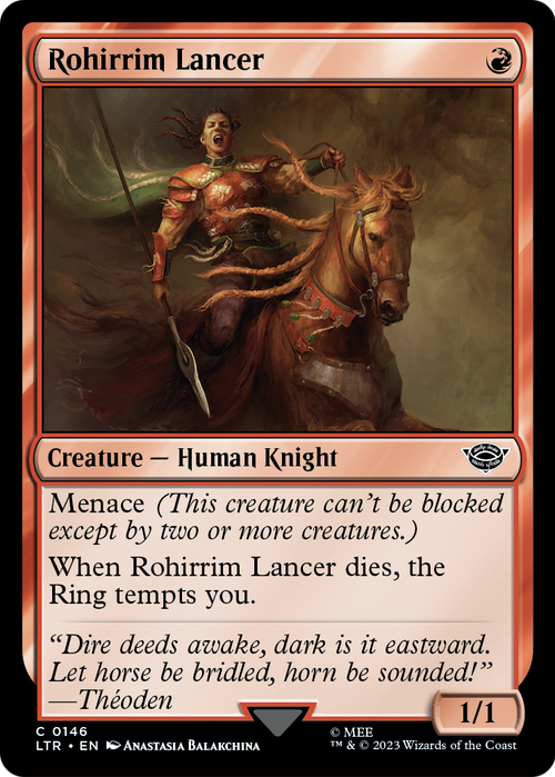 Rohirrim Lancer (LTR-146) - The Lord of the Rings: Tales of Middle-earth Foil