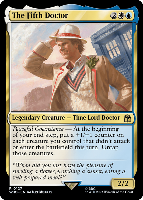 The Fifth Doctor (WHO-127) - Doctor Who Foil