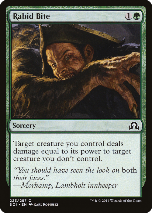 Rabid Bite (SOI-223) - Shadows over Innistrad Foil