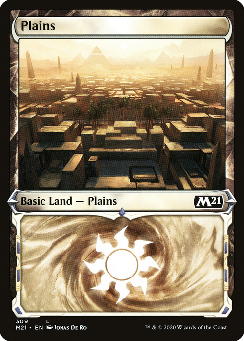 Plains (Showcase) (M21-309) - Core Set 2021: (Showcase)