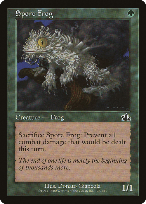 Spore Frog (PCY-126) - Prophecy Foil